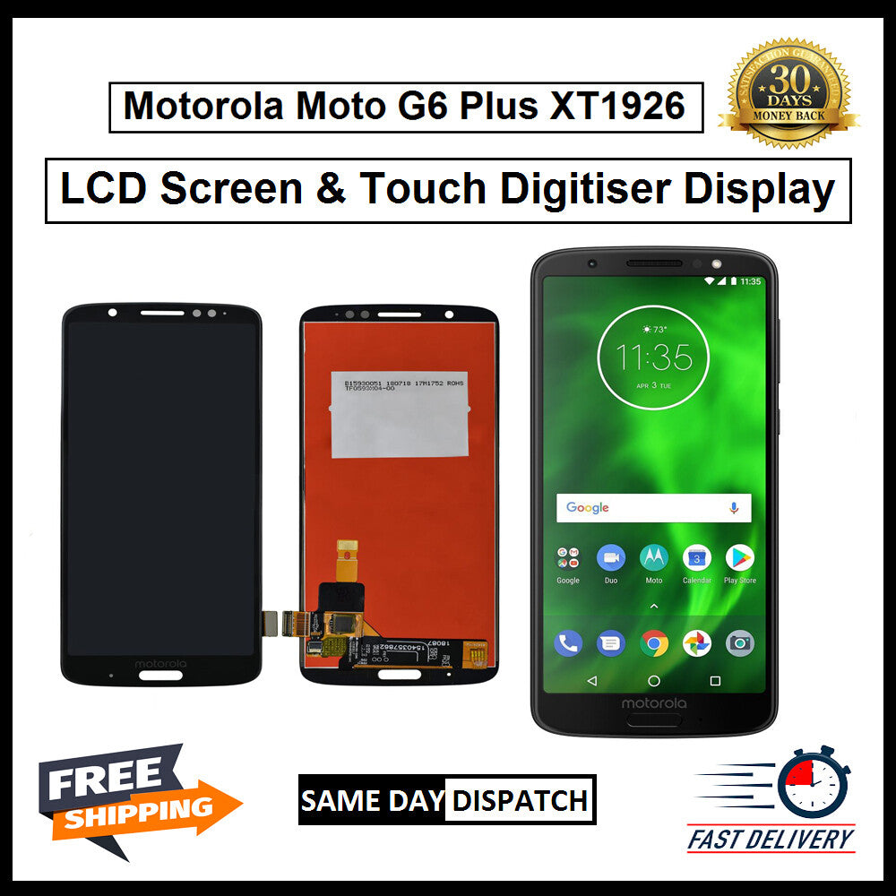 For Motorala Moto G6 Plus XT1926 Display Screen Touch Digitizer Replacement LCD
