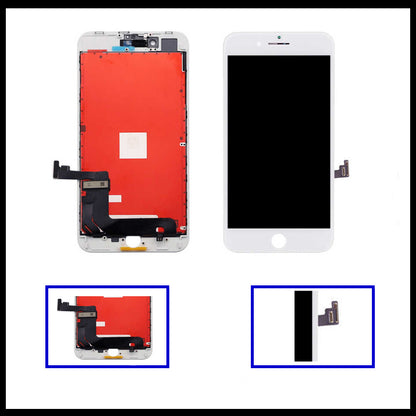 For iPhone 8 Plus Black and White 3D Premium Version Replacement Display LCD