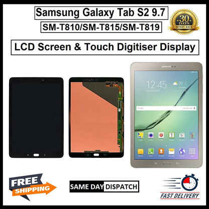 For Samsung Galaxy Tab S2 9.7 T815 / T819 LCD Display Touch Screen  Replacement