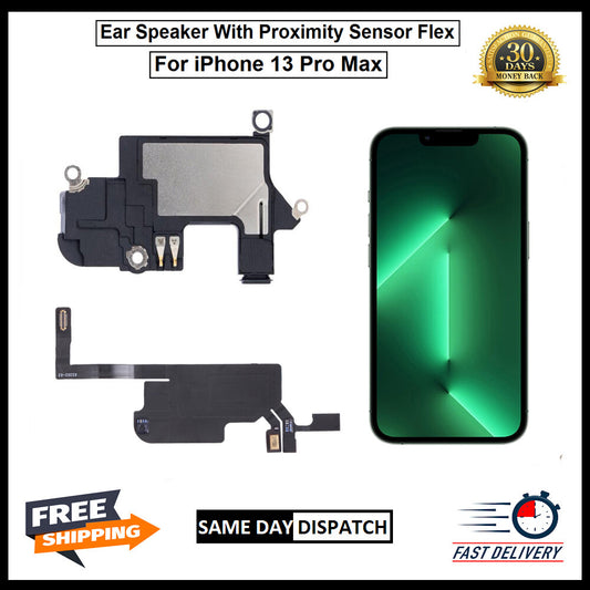 For iPhone 13 Pro max Ear Speaker Sensor With Proximity Mic Earpiece Sensor Flex