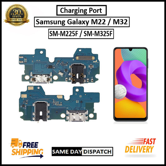 For Samsung Galaxy M22 / M32 SM-M225F /SM-M325F Charging Port Board  Replacement