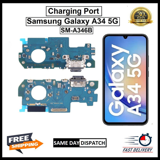 For Samsung Galaxy A34 5G/SM-A346B  Charging Port Board Connector Replacement