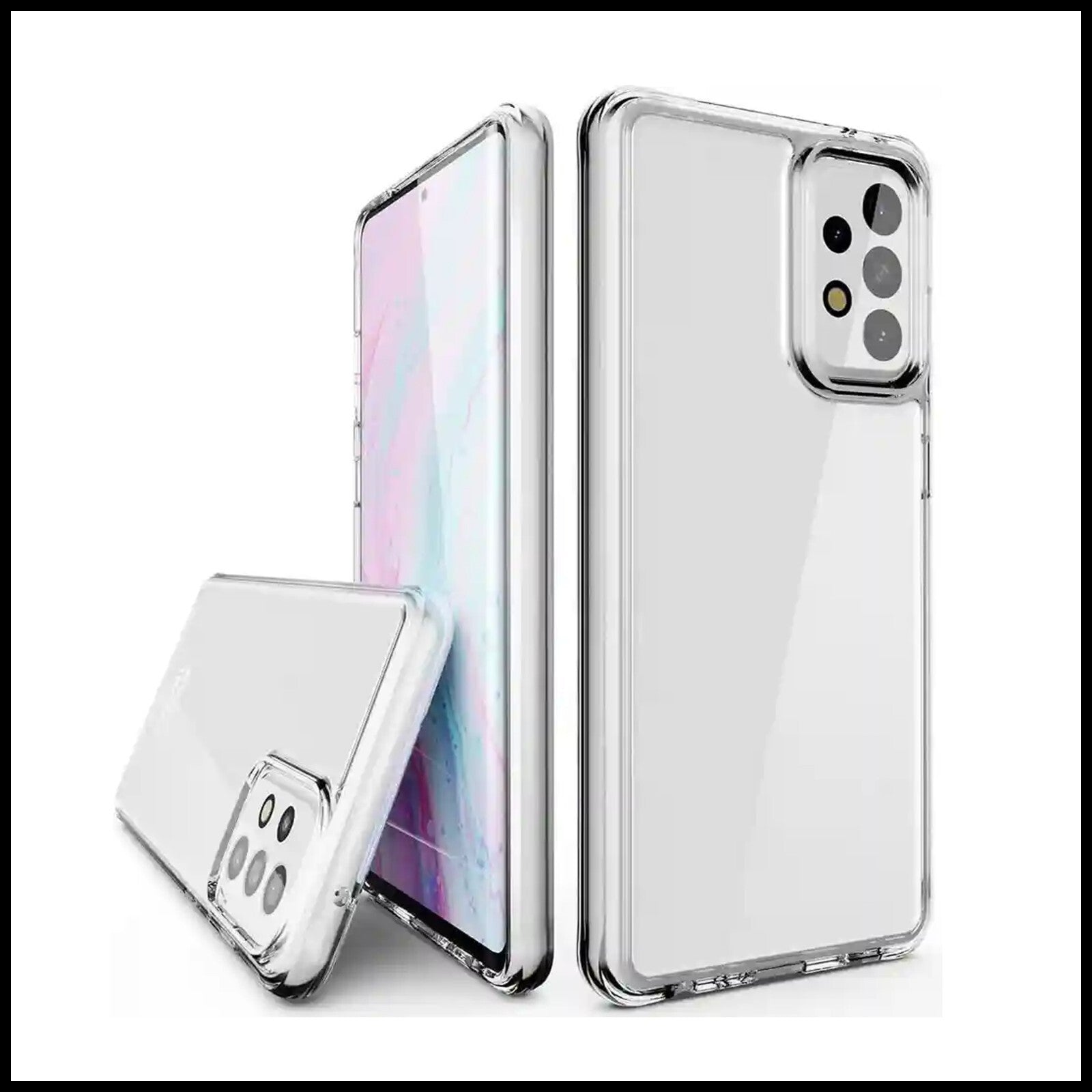 For Samsung Galaxy A52 Slim Clear Shockproof Gel Phone Cover
