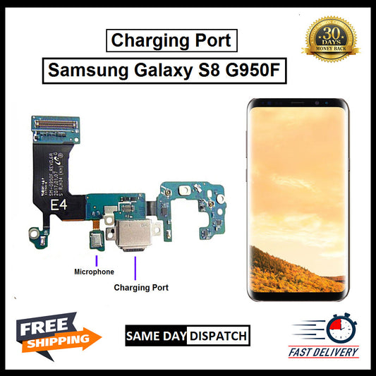 For Samsung Galaxy S8 (G950F) Charging Port Replacement With USB & Microphone  