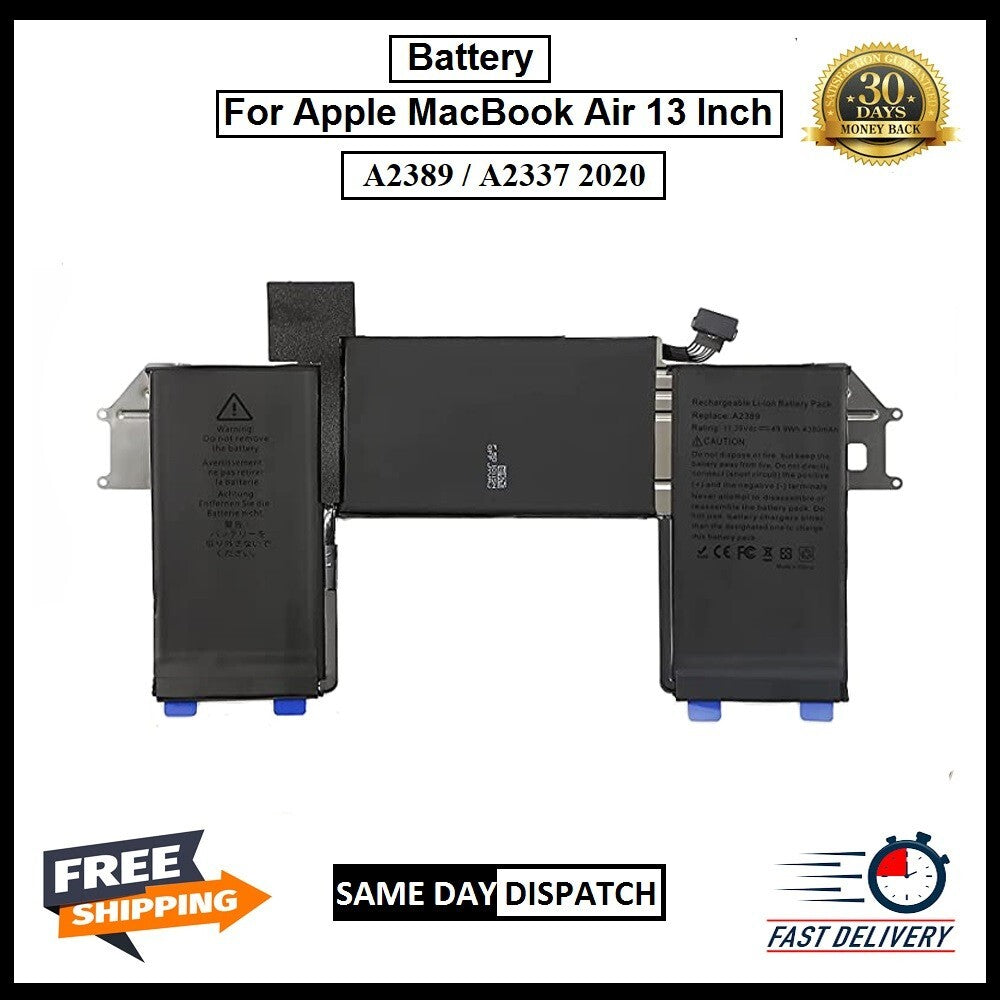 For Apple Macbook Air 13" A2179 / A2389 / M1 A2237 2020 Replacement Battery
