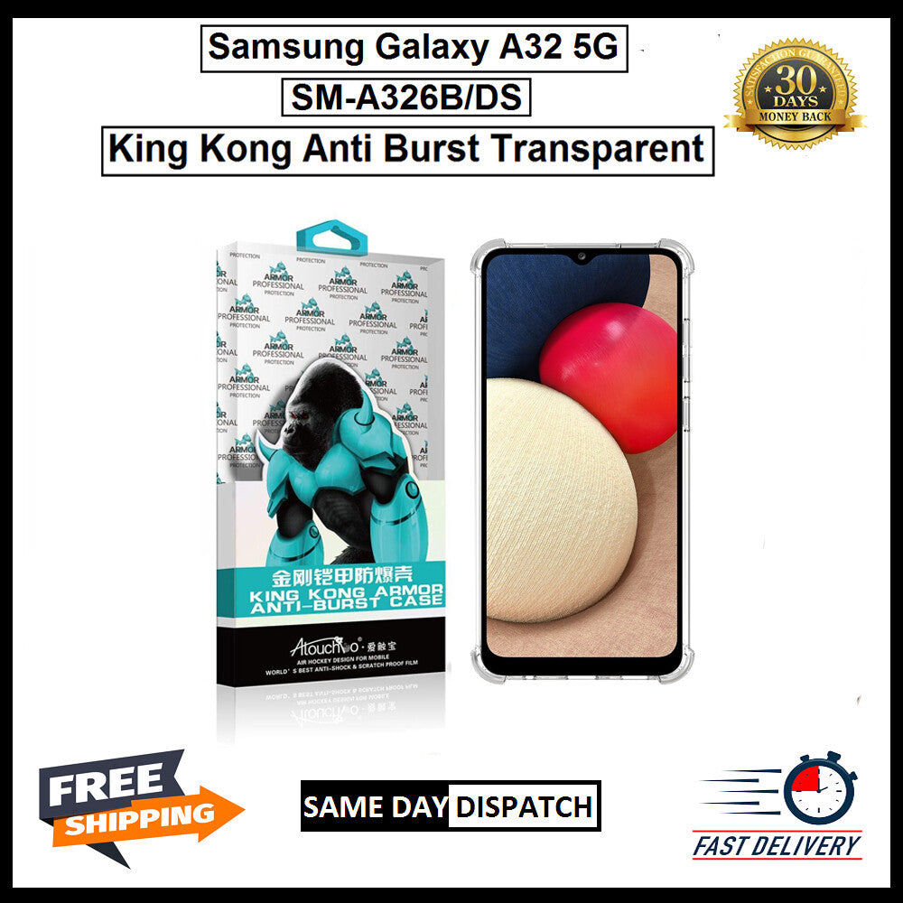 For Samsung Galaxy A32 5G King Kong Anti Burst &Silicon Shockproof Case Cover