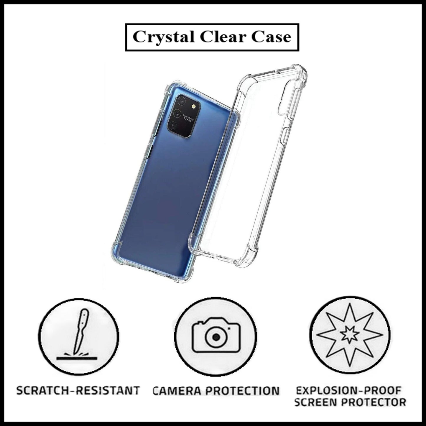 For Samsung S10 Lite/A91 5G King Kong Anti Burst & Silicon Shockproof Case Cover