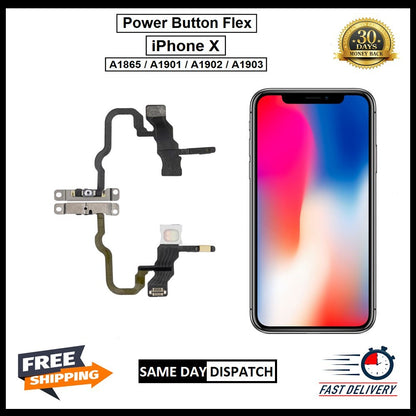 For iPhone X Power Flex Cable & Volume Button Flex Replacement