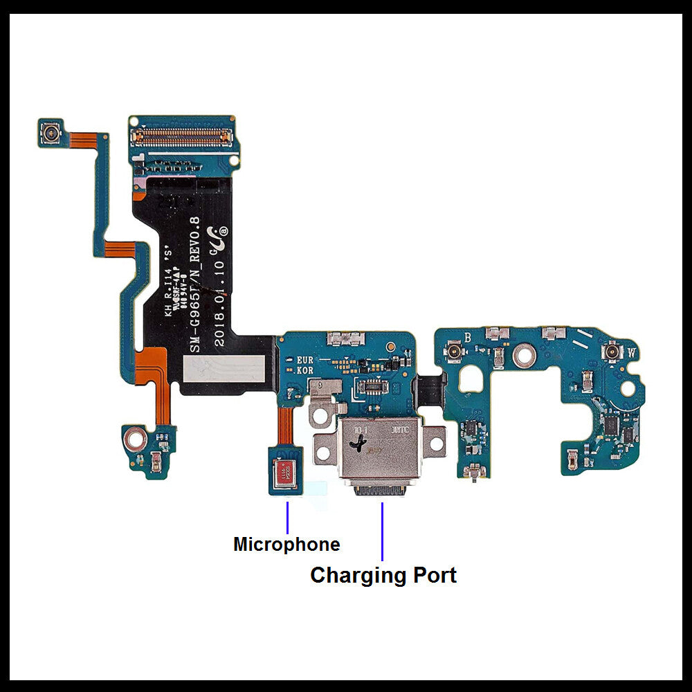 For Samsung Galaxy S9 Plus (G965F) Charging Port Flex With USB & Microphone