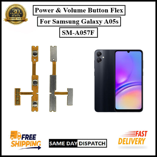 For Samsung Galaxy A05s A057F Power Flex Cable & Volume Button Flex Replacement