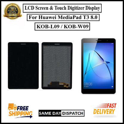 For Huawei MediaPad T3 8.0 / ( KOB-L09/W09 ) LCD Display Screen Touch Digitizer
