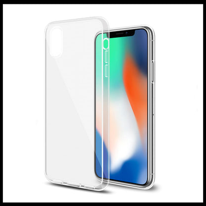For Apple iPhone X Slim Clear Shockproof Gel Phone Cover