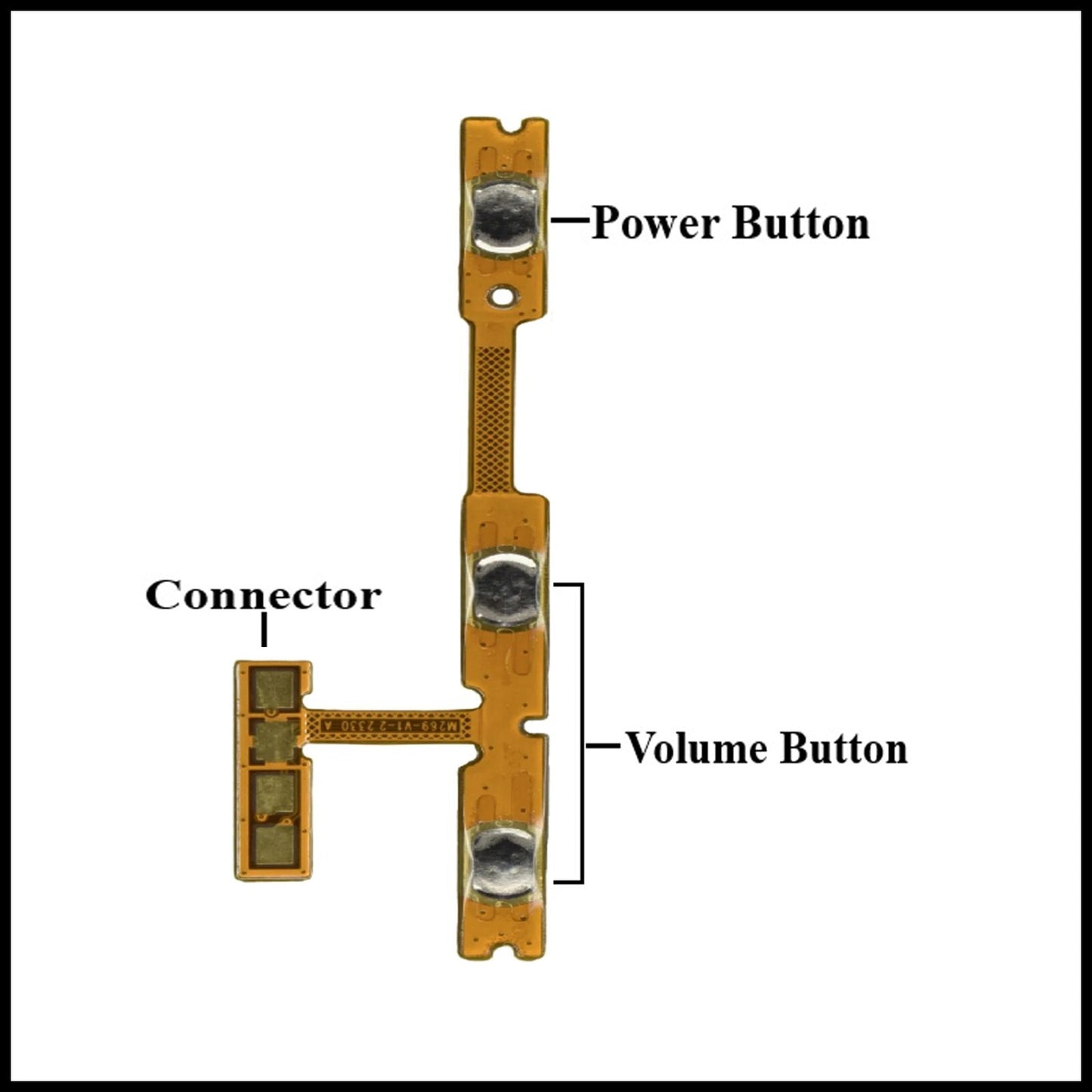 For Samsung Galaxy A05s A057F Power Flex Cable & Volume Button Flex Replacement
