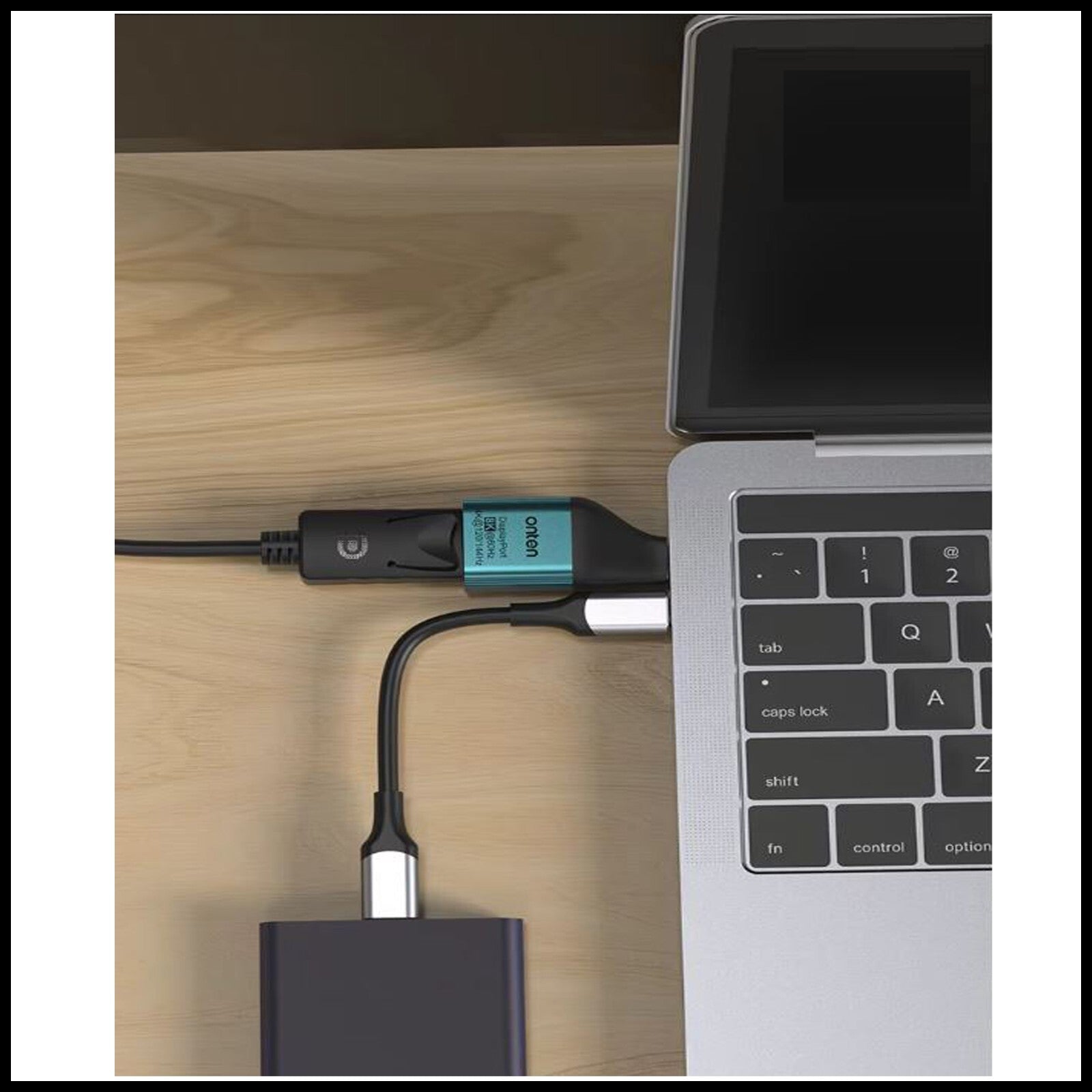 For Onten USB-C To Display Port (DP) Adapter 8K 60Hz Video Converter