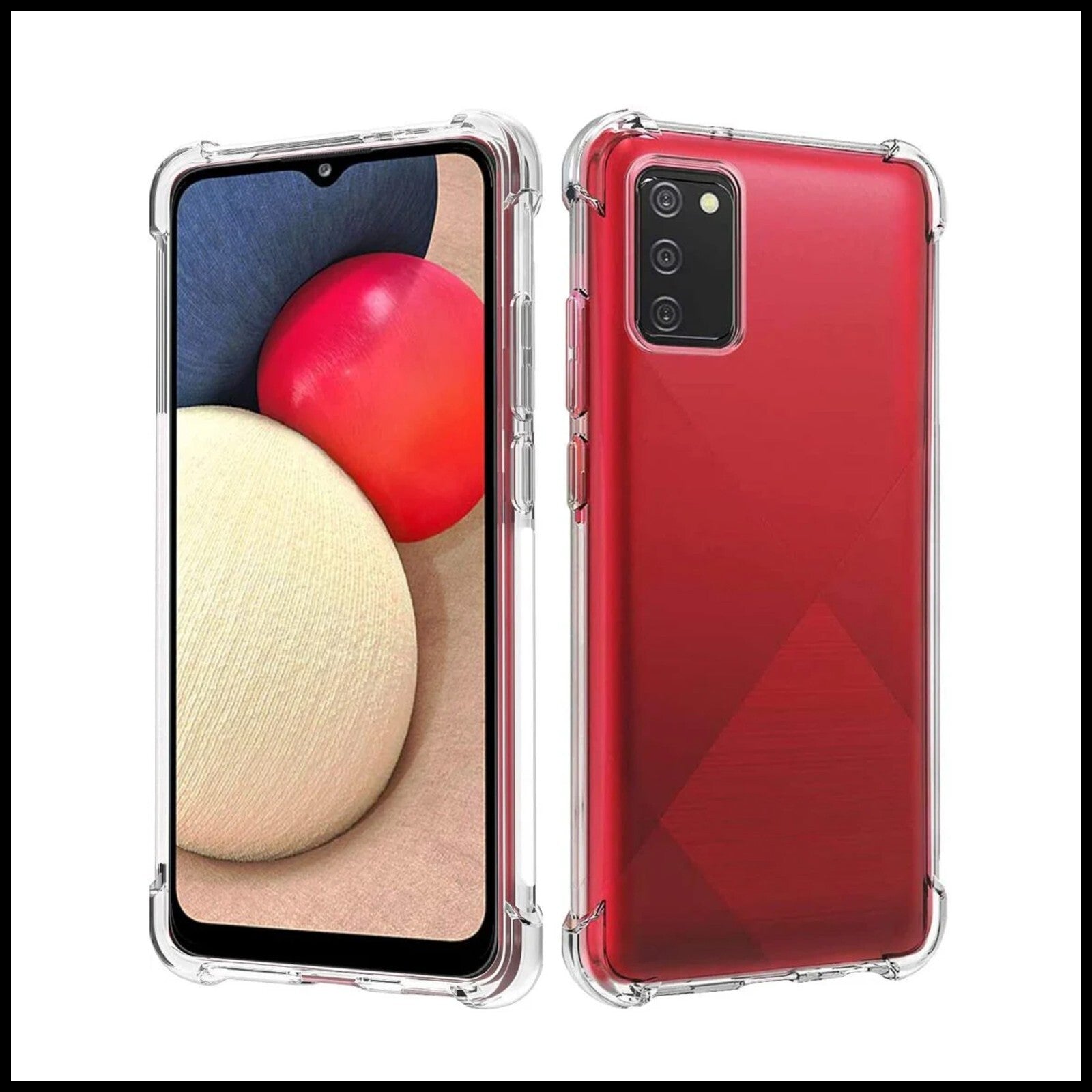 For Samsung Galaxy A03s King Kong Anti Burst & Silicon Shockproof Case Cover
