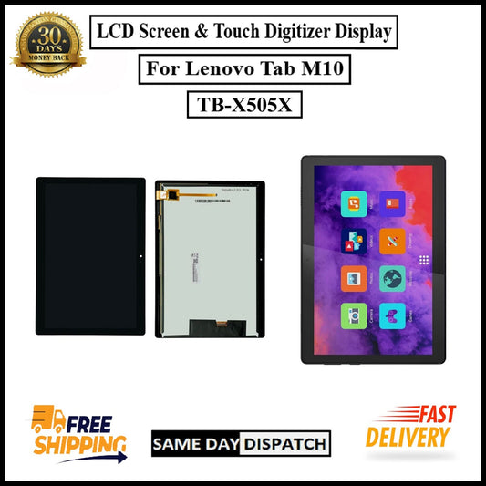 For Lenovo Tab M10 ( TB-X505X ) LCD Display Screen Touch Digitizer Replacement