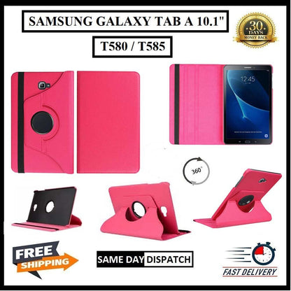 For Samsung Galaxy Tab A 10.1" SM-T580 / T585 360° Rotating Stand Covers