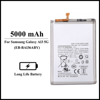 For Samsung Galaxy A13 5G / ( SM-A136U ) 5000mAh+ Internal Replacement Battery