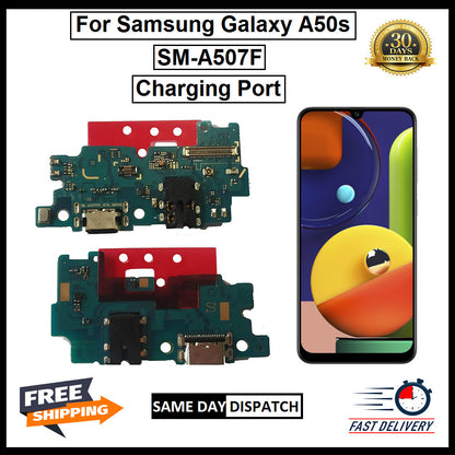 For Samsung Galaxy A50S / SM-A507F Charging Port Board Connector Replacement