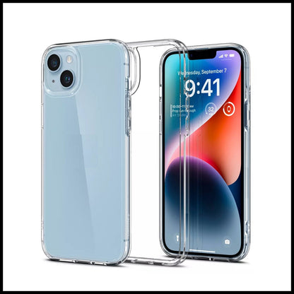 For Apple iPhone 15 Slim Clear Shockproof Gel Phone Cover