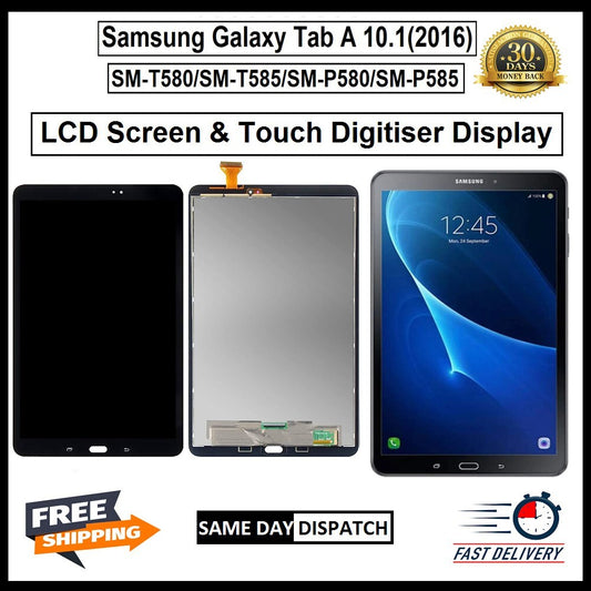 For Samsung Galaxy Tab A 10.1 T580 T585 LCD Display Touch Screen Replacement