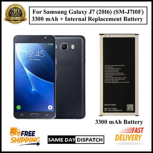 For Samsung Galaxy J7 (2016) (SM-J710F) 3300mAh+ Internal Replacement Battery