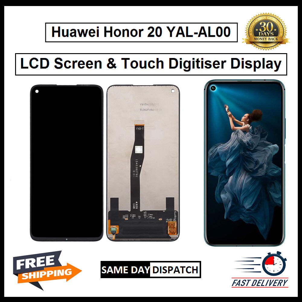 For Huawei Honor 20 YAL-L21 Display Screen Touch Digitizer Replacement LCD