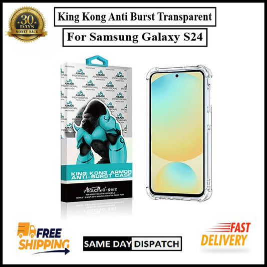 For Samsung Galaxy S24 King Kong Anti Burst &Silicon Shockproof Case Cover