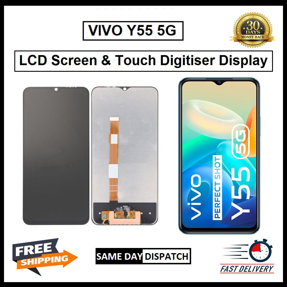 For Vivo Y55 5G  Display Screen Touch Digitizer Replacement  LCD