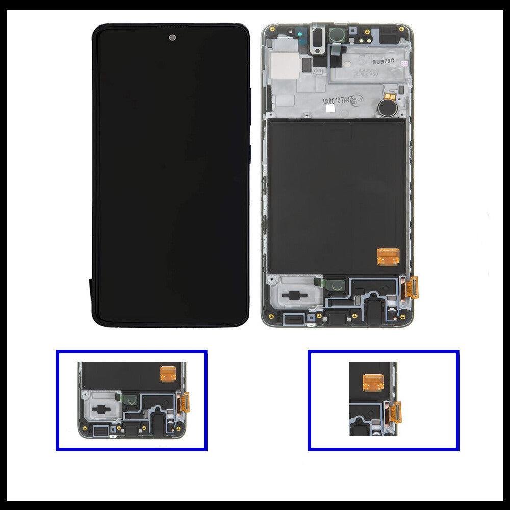 For Samsung Galaxy A51 / SM-A515F LCD With Frame Display Screen Replacement