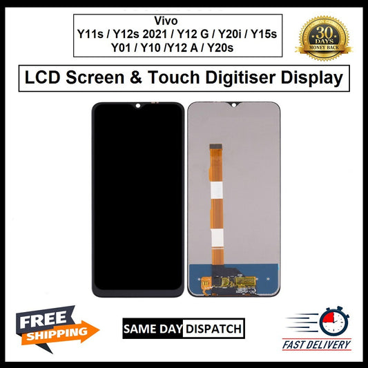 For  Vivo Y11s / Y12s/Y12G/Y20i/Y15s/Y01/Y10/Y12A/Y20s  Replacement  LCD