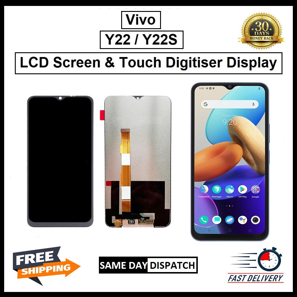 For Vivo Y22 / Y22S  Display Screen Touch Digitizer Replacement LCD