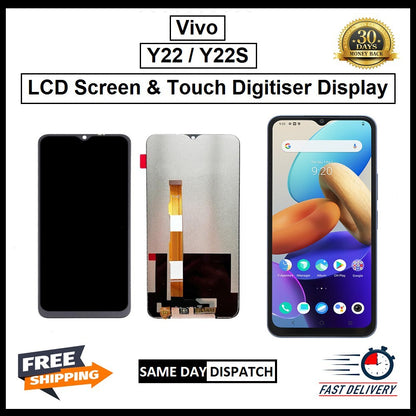 For Vivo Y22 / Y22S  Display Screen Touch Digitizer Replacement LCD