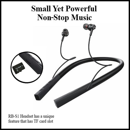 For Remax Earphones High Capacity Wireless Bluetooth Neckband Headphones
