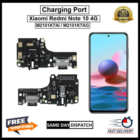 For Xiaomi Redmi Note 10 4G Charging Port Flex Replacement