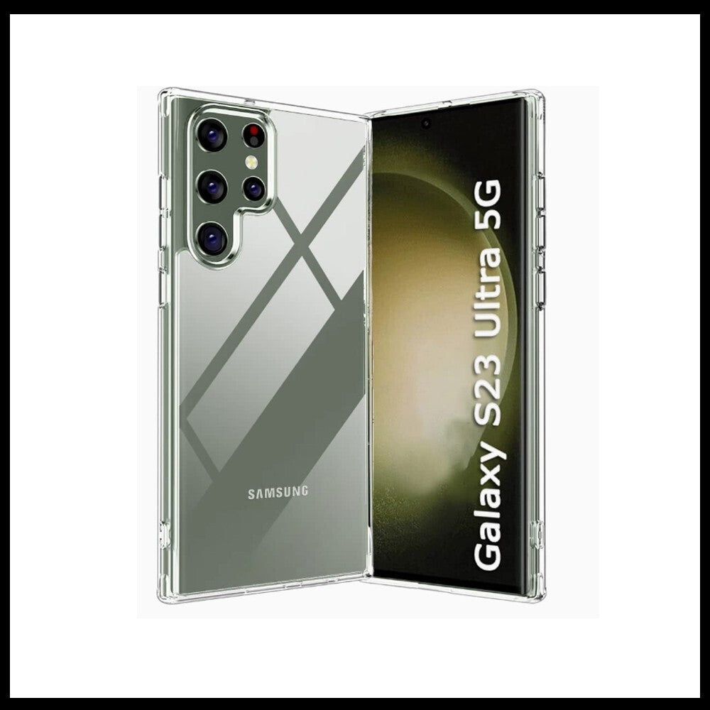 For Samsung Galaxy S23 Ultra S918B Slim Clear Shockproof Gel Phone Cover