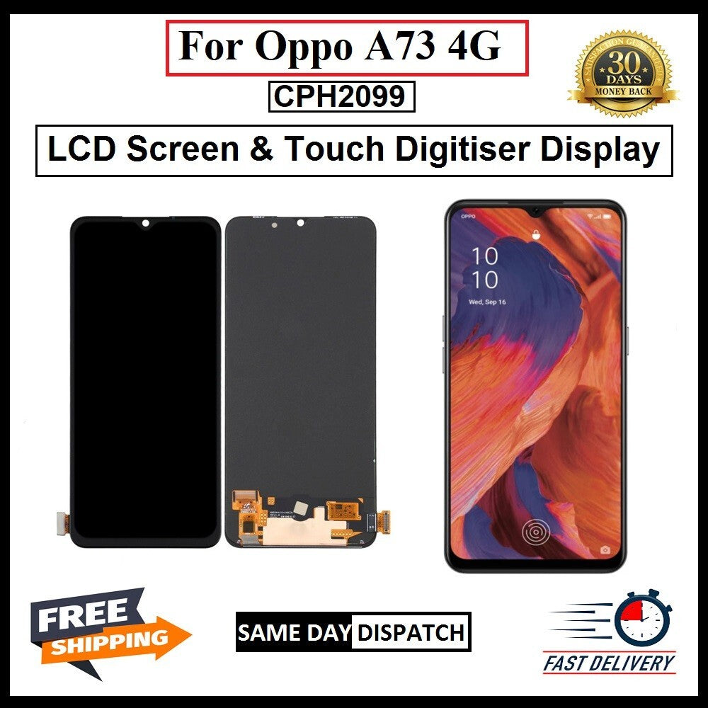 For Oppo A73 4G Display Screen Touch Digitizer Replacement