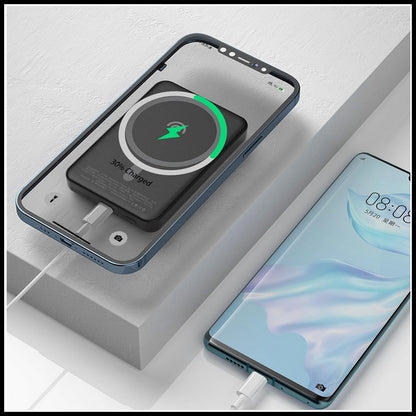 For Dadu 1000mAh Ultra Thin Magnetic 20W PD + Wireless Power Bank-LED Light