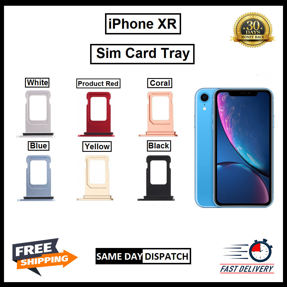 NEW REPLACEMENT FOR iPHONE XR SIM TRAY SIM HOLDER SIM SLOT