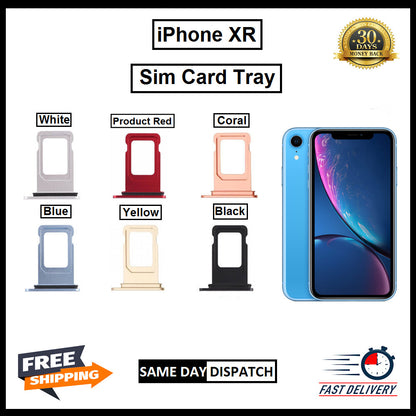 NEW REPLACEMENT FOR iPHONE XR SIM TRAY SIM HOLDER SIM SLOT