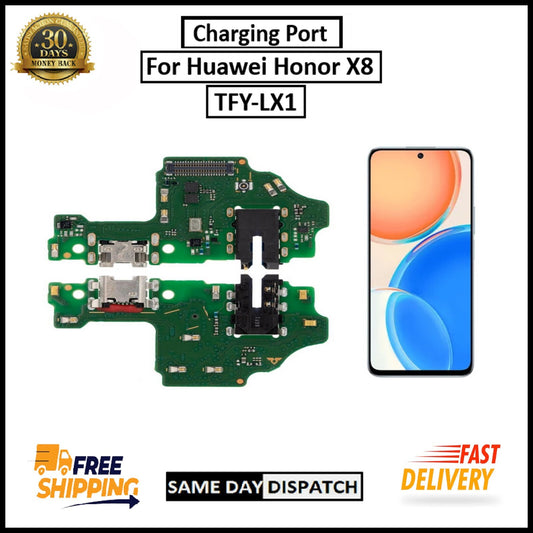 For Huawei Honor X8 Replacement Charging Port Board Flex Connector
