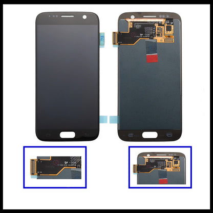For Samsung Galaxy S7 Black / SM- G930F LCD Display Touch Digitizer Replacement