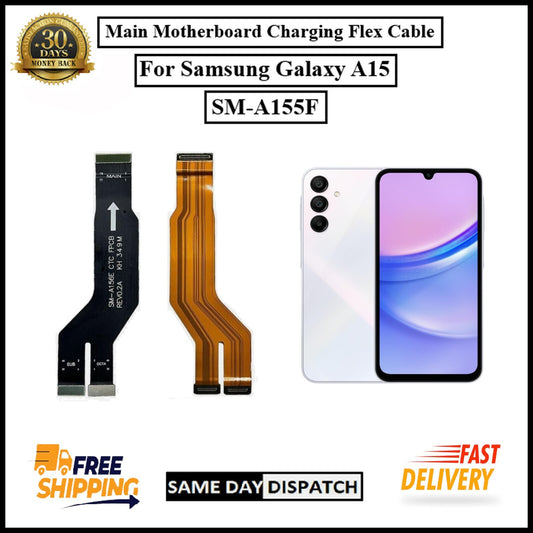 For Samsung Galaxy A15/SM-A155F Main Motherboard Charging Flex Cable Replacement