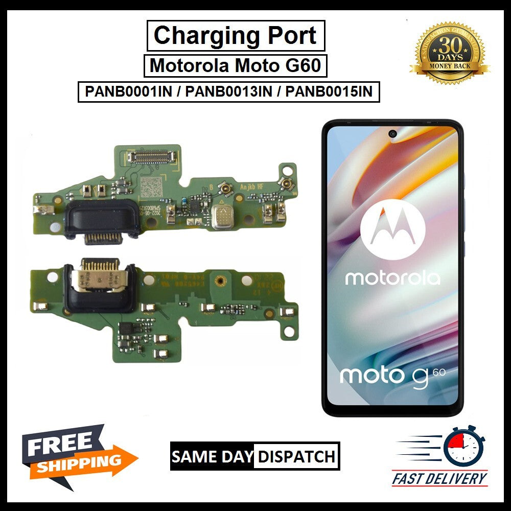 For Motorola Moto G60 PANB000-1IN-13IN-15IN  Charging Port Flex Replacement