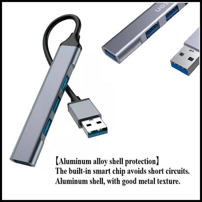 For Onten USB 3.0 to 4 Ports USB Hub High Speed Splitter Adapter