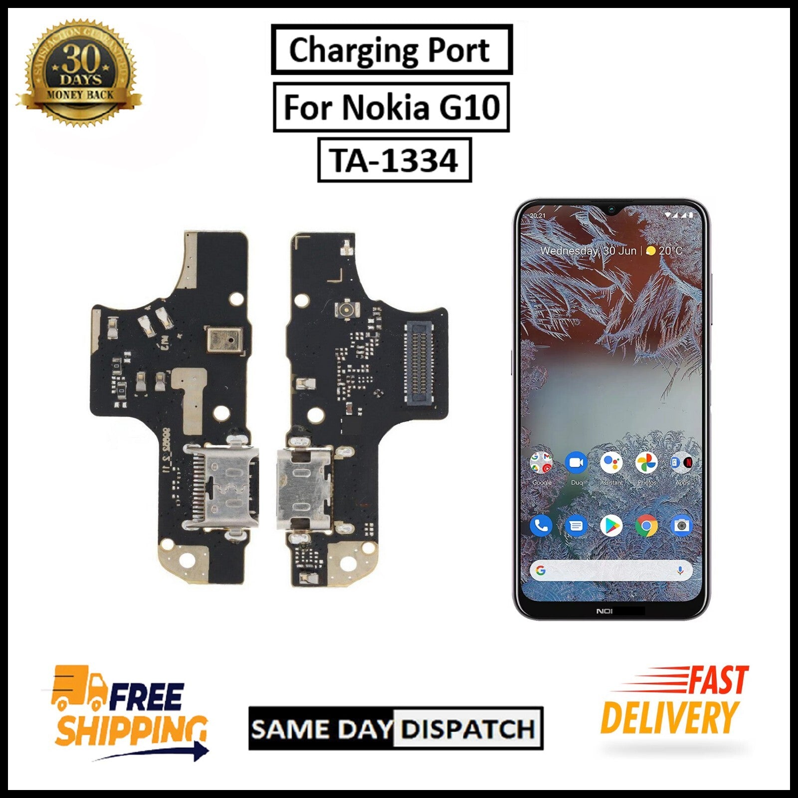 For Nokia G10 Micro Charging Port Board Connector Replacement