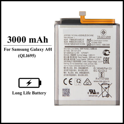 For Samsung Galaxy A01 / ( SM-A015F ) 3000mAh+ Internal Replacement Battery