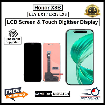 For Huawei Honor X8B Display Screen Touch Digitizer Replacement LCD