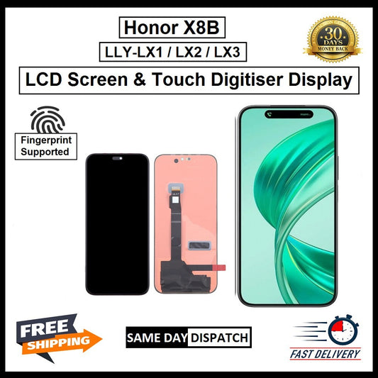 For Huawei Honor X8B Display Screen Touch Digitizer Replacement LCD