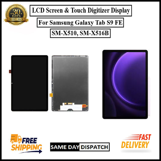 For Samsung Galaxy Tab S9 FE (SM-X510 /X516B) LCD Display Screen Touch Digitizer